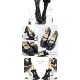 Iris Corolla Frame Square Heel Shoes(Reservation/8 Colours/Full Payment Without Shipping)